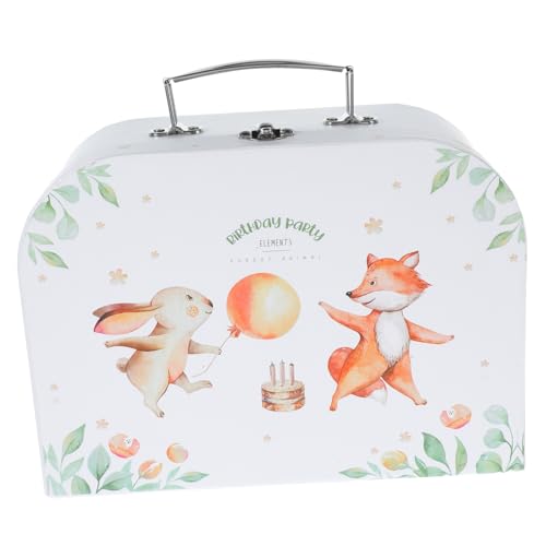 NIYANGLE Valise Carton Pour Garçon Fille Coffret Multifonctionnel Pour Anniversaire Rangement Papeterie Décoration Maison Pour Garçon Fille