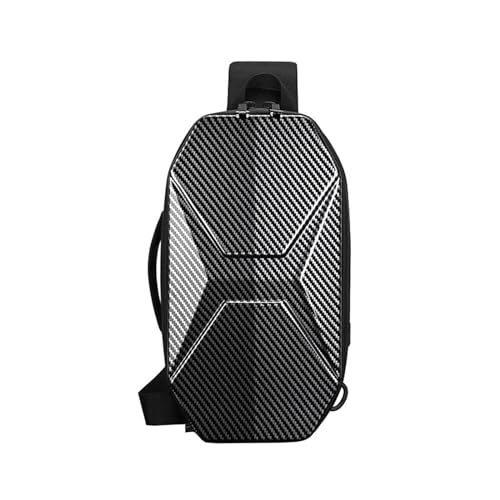 Hard Shell Sling Shoulder Bags Men Chest Bags Teenage Male Short Trip Messenger Crossbody Bag (Color : A-01)