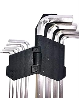 Long Metric Anti-Rust Hex Key Set, Allen Keys Wrench Set, Black Oxide Coated, Chrome-Vanadium Steel (9Pcs Straight End)