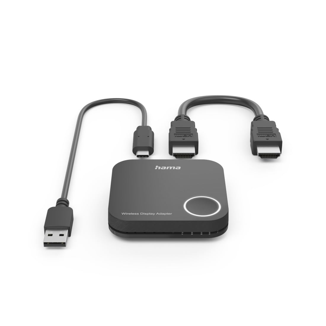 Hama Adattatore display wireless HDMI Full HD 1080p, trasmissione dati audio, video e segnali senza fili, ottima qualità di trasmissione