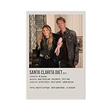 Santa Clarita Diet Tv Series Poster 4 Canvas Wall Art Decor Print Picture Paintings for Living Room Bedroom Decoration Unframe:12x18inch(30x45cm)