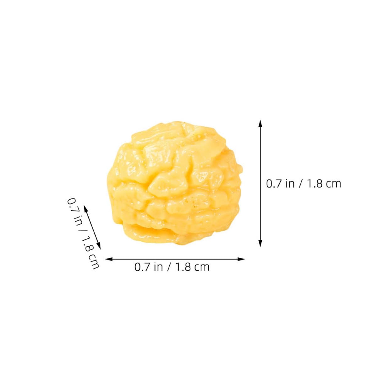 BESPORTBLE 30pcs Realistic Simulation Popcorn Props Lifelike Decorative Corn Models for Home Restaurant Photography