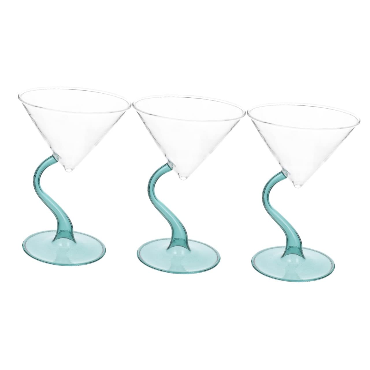 Amosfun 3 Pz Coppa Gelato in Ciotola Di Punch Tazze Di Salsa Tazze Di Mousse Mini Bicchieri Da Vino Tazze Da Dessert Trasparenti Mini Gelato Tazze Da Torta Ciotolina Bicchiere Green