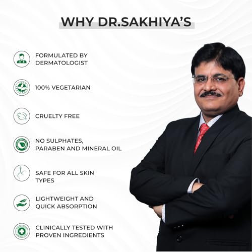 Image of Dr. Sakhiya's Hair GrowthX Serum for Men & Women | With Biotinyl Tripeptide-1, Copper Peptide, Saw Palmetto | DHT Control, Scalp Care & Hair Strength | 50 ml