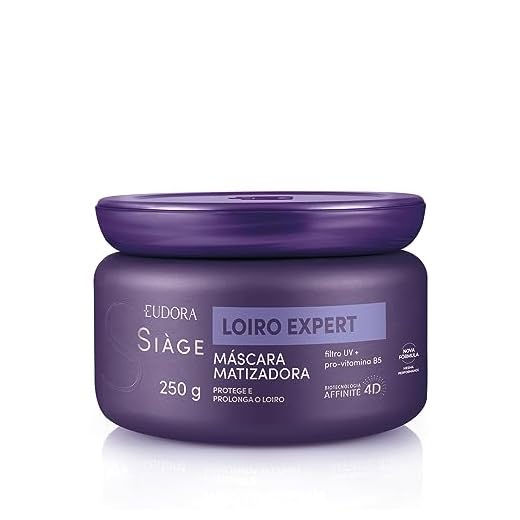 Eudora Máscara Capilar Matizadora Siàge Loiro Expert 250g