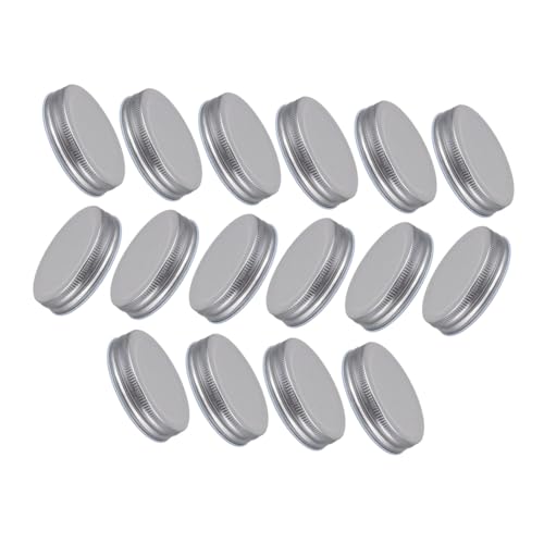 Gatuida 16 Stück Metalldeckel für Einmachgläser 70mm Weißblech Luftdicht Spülmaschinenfest Auslaufsicher Fest Schließend für Trockenlagerung Kühlung und Einfrieren