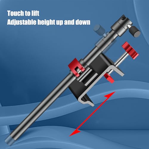Support de parasol pour chaise de pêche réglable avec support de canne rotatif 360