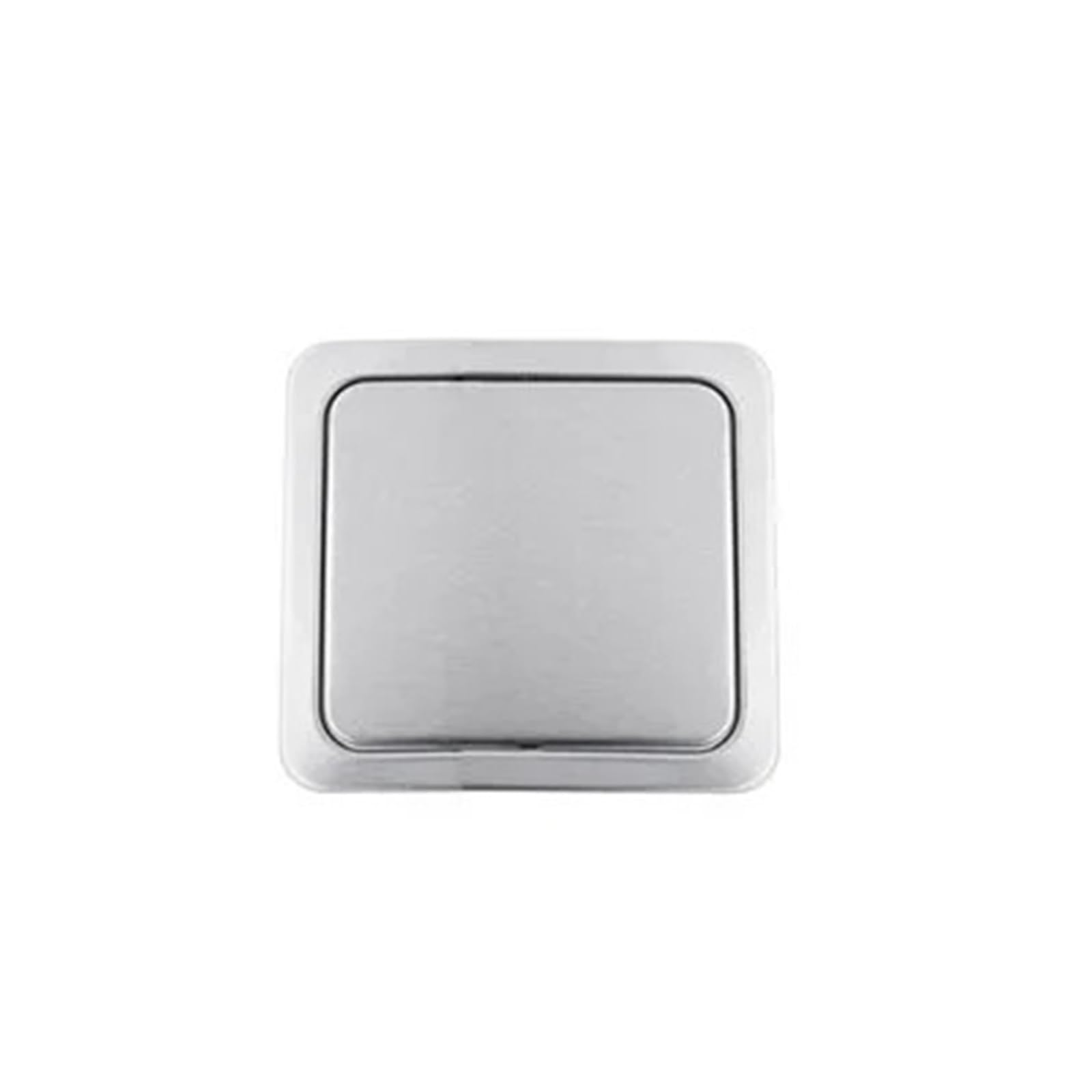 Trash Can Top Bins Stainless Steel Flap Flush Recessed Built-in Balance Swing Lid Cover Trash Bin Garbage Can Kitchen Counter Top