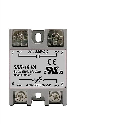 Régulateur SSR-10VA avec potentiomètre de sortie pour contrôle AC précis