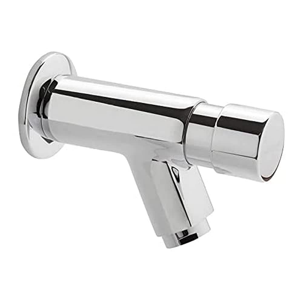 Lavabo temporizado mural Genebre 1037 04 grifería para baños públicos de pared