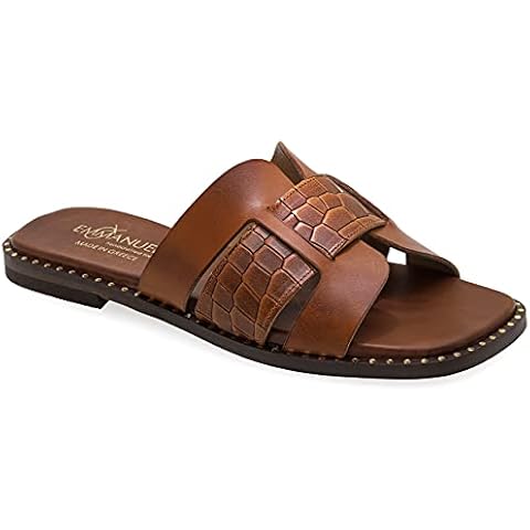 Sandales plates EMMANUELA en cuir Cover