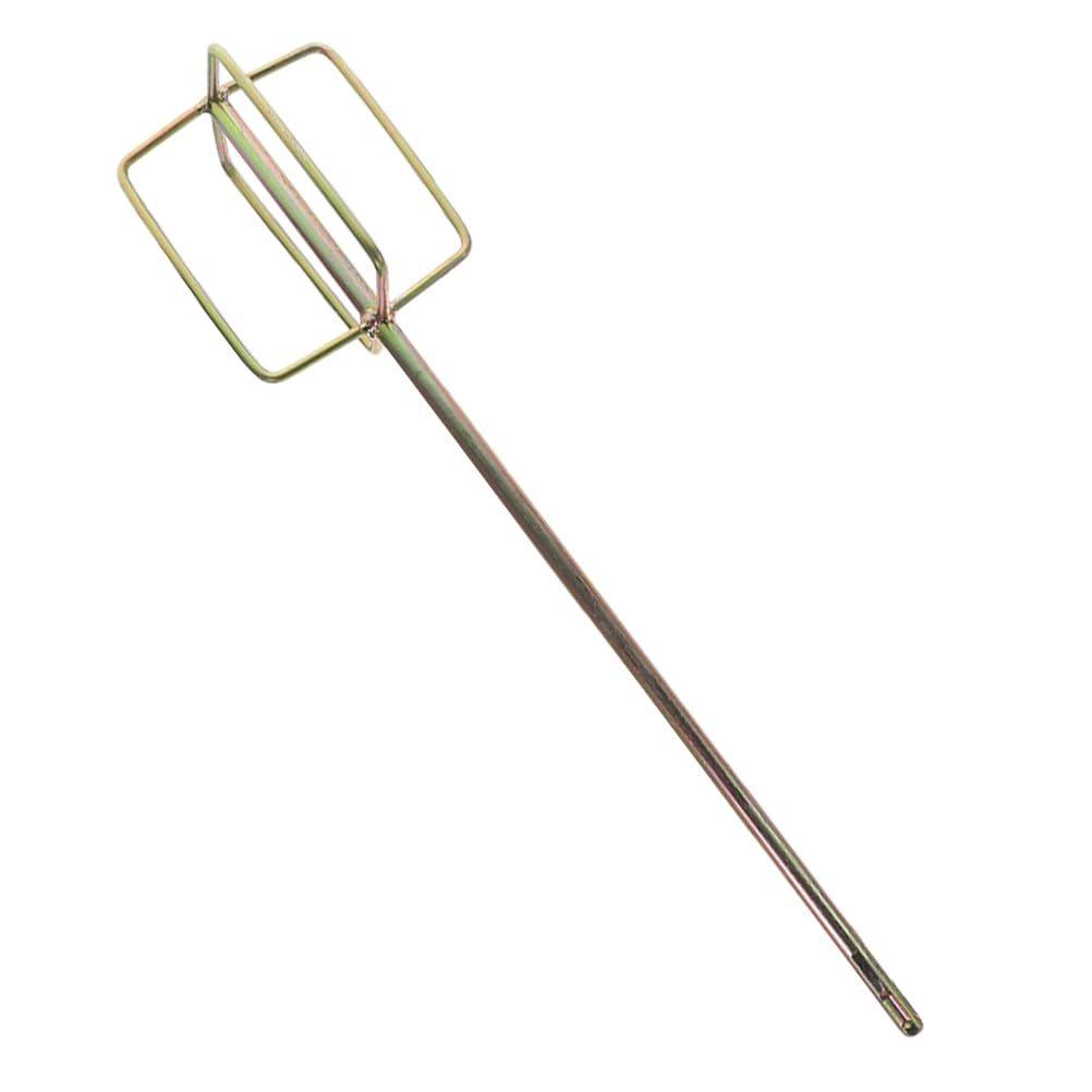 Housoutil Paint Mixer Drill Attachment 19.29In Replacement Mixing Rod for Electric Drills Efficient Cement and Mud Stirrer Tool for Construction and Renovation