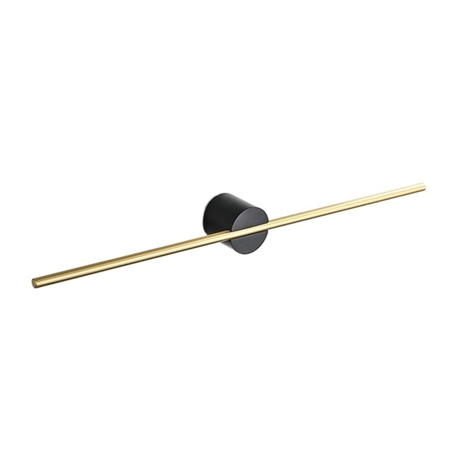 40/50cm Movable Towel Rack Hanger Bath Holder Wall Bar Space Aluminum Bathroom Shelf Kitchen Storage Easy Maintenance(B 50cm Black Gold)