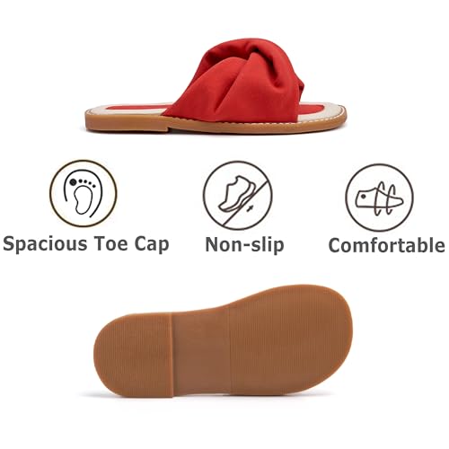 Image of THEE BRON Girls Cute Slip-On Slippers Stylish Sandals for Toddlers & Kids
