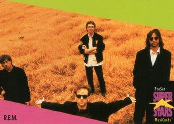 R.E.M. trading card (Rock Band) 1991 Proset Super Stars Musicards UK #112