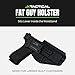 JX Tactical - Original Fat Guy Holster - IWB - Right Hand Draw - Compatible with Sig Sauer P365XL w/Monoblock - Optic Ready - Black - Made in U.S.A