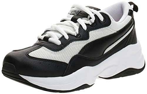 PUMA Cilia, Zapatillas Mujer, Negro (Black/White/G Violet/Silver), 38.5 EU