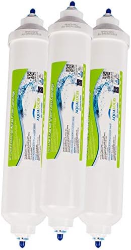 Aqualogis Water Filter Replacement for Samsung DA29-10105J DA29-10105J HAFEX/EXP, WSF-100, DA99 02131B, EF9603, HAIER LG Refrigerator Inline Water Filter (3pack)