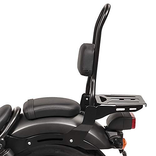 Respaldo L3 Compatible para Honda Rebel 500 17-25 con Portaequipaje Negro