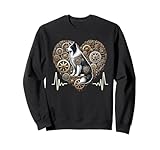 Photo Gallery border collie heartbeat steampunk amante dei cani felpa Photo Gallery border collie heartbeat steampunk amante dei cani felpa