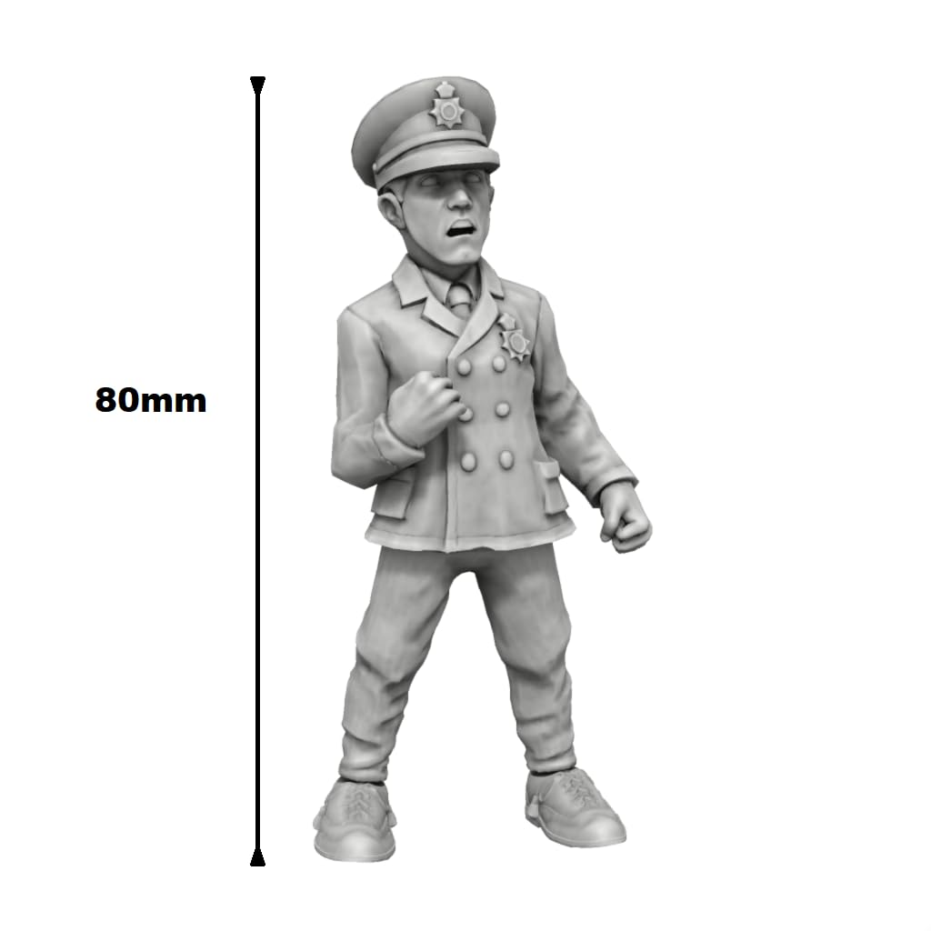 1/24 Sailors x 2 office and sailor - Resin Sailor Figurines for Model Ships Highly Detailed 1:24 Scale Crew for RC & Static Model Boats Premium Quality Miniatures for Dioramas & Maritime Displays - Image 3
