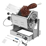 Commercial Coffee Bean Roaster 300-1200g Coffee Beans Baker Drum Type Stainless Steel Coffees Roasting Machine for Beans, Peanuts, Seeds, Nuts