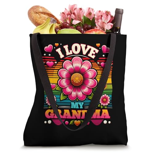Bolsa Tote Retro para Niños con Diseño Floral miniatura 4