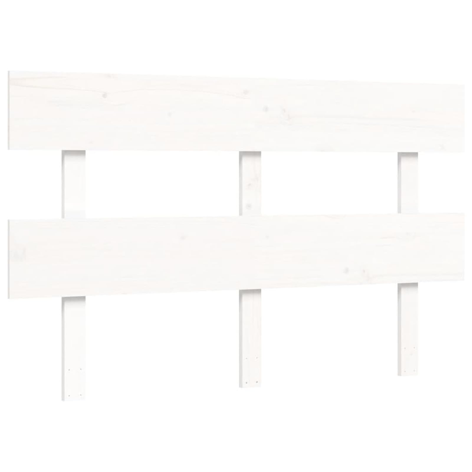 Rantry Bettgestell mit Kopfteil, Massivholz, Weiß, 120 x 200 cm, Lattenrost für Erwachsene, Kinder und Jugendliche, einfache Montage, Typ 15 Betten und Lattenroste