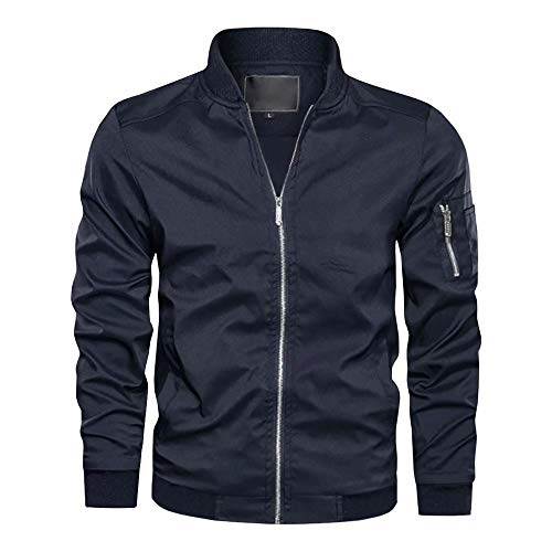 Casual Jackets for Men Aviator Varsity Jackets Millitary Bomber Jackets Pilot Jacket Navy