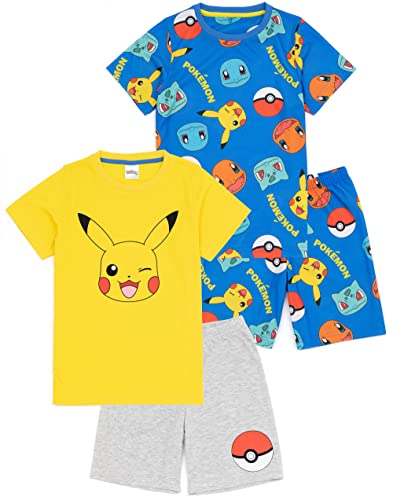 Pijamas Pokémon Niños  Pikachu Bulbasaur Squirtle Charmander