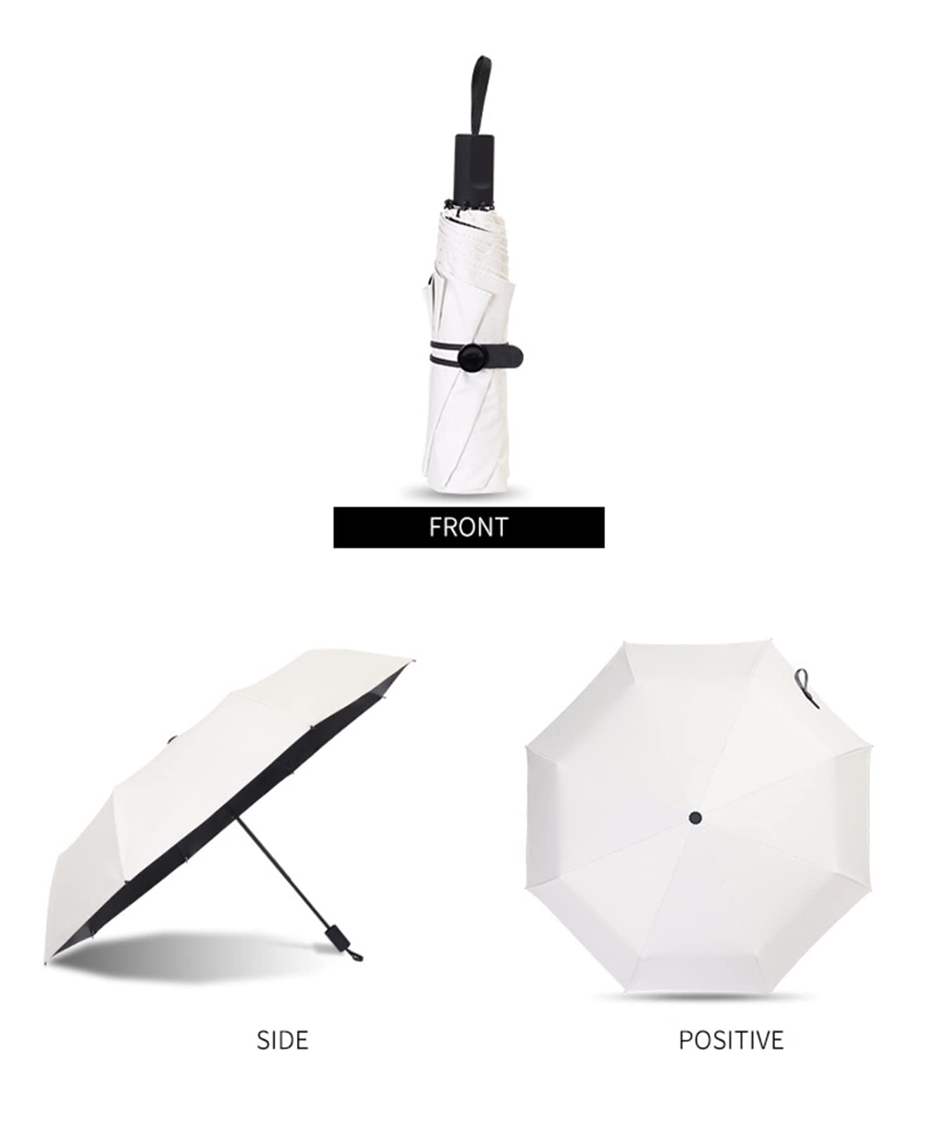Paraguas a Prueba de Viento, Paraguas Plegable de Viaje, sombrillas compactas y portátiles livianas con 95% de protección UV para Hombres y Mujeres Paraguas