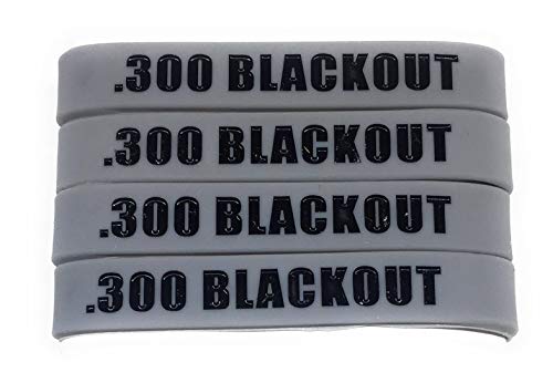 Sighthound Ballistics 300 Blackout Magazine Marking Band 4 Pack New Version (Gray-Black)