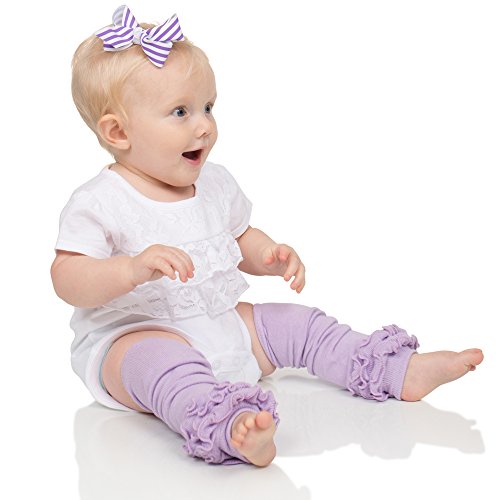 Image of juDanzy ruffled leg warmers for baby or toddler girls