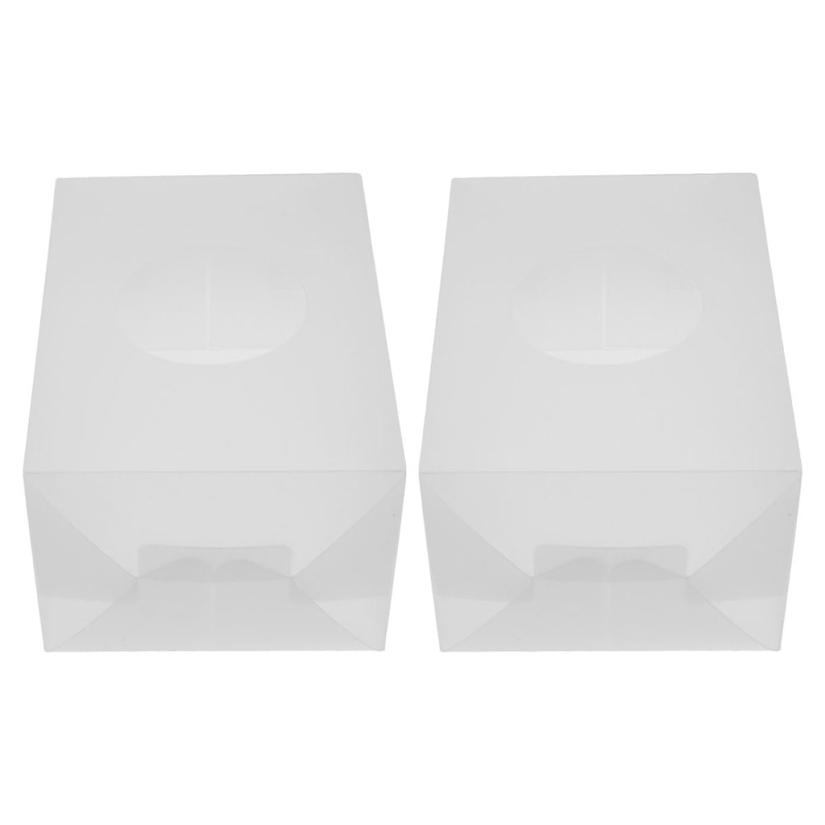 DOITOOL 2pcs Raffle Boxes for Wedding Card Holder Voting Box for Reception Money Jar Diy Decor Cardholder