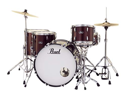 Image of Pearl RS525SCC91 Roadshow 5-Piece Drum Set, Wine Red