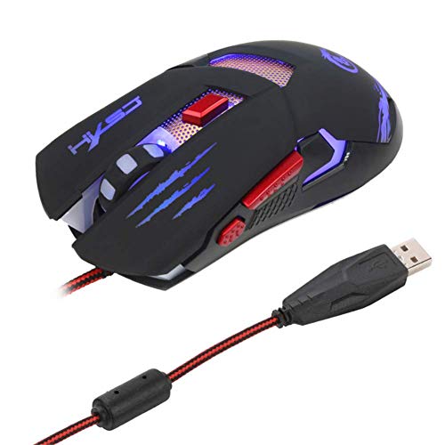 Souris Gaming Gaming Mice Souris Filaire Souris Couleur définition de la Souris de Jeu 4 Plaque de Base en métal Plaque de Base – Image 6