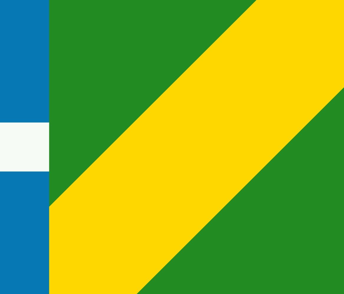 Drapeau paysage de Hichtum grand format pour mât extérieur et décoration