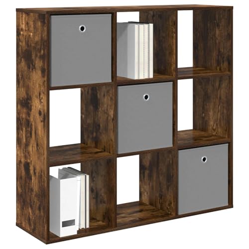 Mueble de roble ahumado 102 x 31 x 99,5 cm con cajones amplios 4