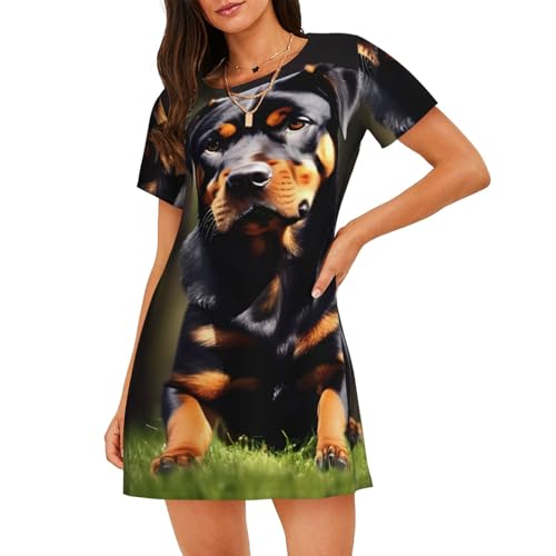 Chemise de nuit Rottweiler pour vos moments cocooning à la maison