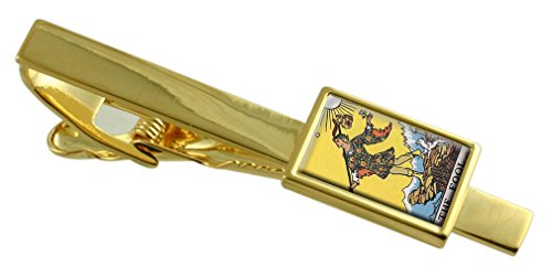 Cravate tarot Poisson d'Or et pochette idée cadeau homme originale