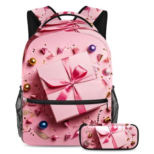 Sac à dos filles et garçons motif cadeau jaune, le duo idéal à offrir pour la rentrée