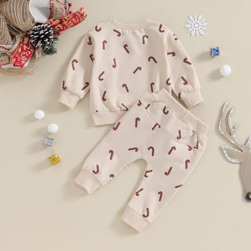 TheFound Christmas Baby Boy Girl Outfit Xmas Fall Winter Pullover Sweatshirt Warm Pant Newborn Toddler Baby Christmas Clothes3