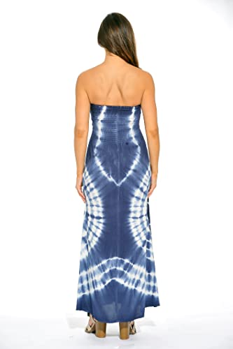 Image of Riviera Sun Maxi Summer Dress for Women Long Sundress with Removable Straps
