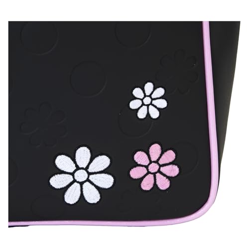 Image of Loungefly Disney Minnie Floral Rock The Dots Tote Bag with Coin Bag