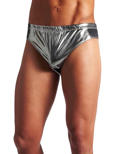 INTIMO Men's Silver Bikini Brief Underwear