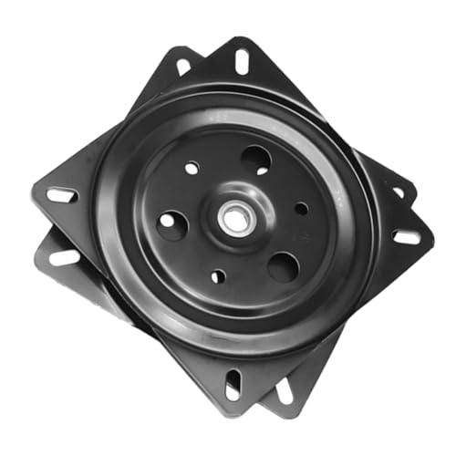 TEHAUX Swivel Chair Base Square Rotating Bearing Plate for Bar Stool Boat Seat Auto Seat