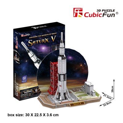 3D PUZZLE SATURN V ROCKET