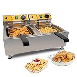 Dual Tank Deep Fryer 20L DF-20L-1