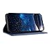 Rfvzubemok Compatible with Huawei Y5 Prime (2018),Compatible with Huawei Y5 (2018) Flip Kickstand Magnetic Closure Wallet Protective Case Blue