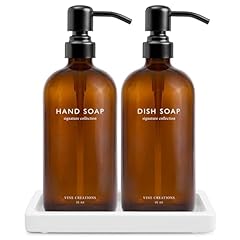 Amber Bottle / Matte Black Pump